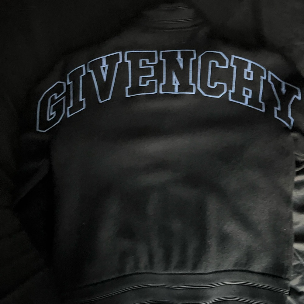 Givenchy Black Varsity Jacket With Bold Logo - image 1